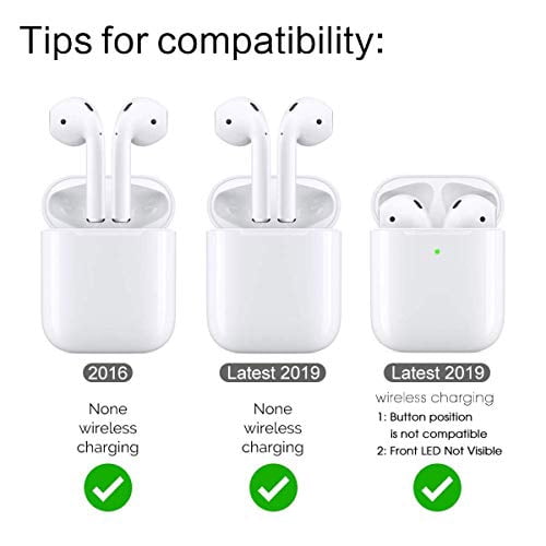 Compatible with AirPods 2 and 1 ] Shockproof Soft TPU Gel Case Cover with  Keychain Carabiner for Apple AirPods (Butterfly Cute) - Walmart.com -  Walmart.com