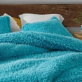 thumbnail image 2 of Coma Inducer Fluffy Clouds - ® Oversized Comforter Set - Aqua King Adult 3 Piece, 2 of 2