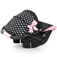 thumbnail image 4 of Bayer: Deluxe Car Seat: Hearts Black & Pink - Pretend Play Accessory for Dolls/Plushes Up to 18", Ages 3+, Large | baby dolls | dress up, 4 of 7