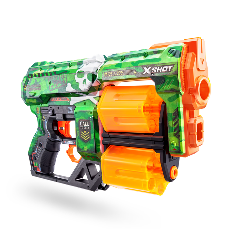 XSHOT Skins Dread Dart Blaster (12 Darts) by ZURU, For Ages 8+
