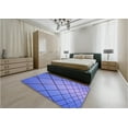 thumbnail image 5 of Ahgly Company Machine Washable Indoor Rectangle Transitional Blue Area Rugs, 3' x 5', 5 of 7