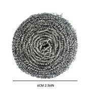 Clearance !ZBBMUYHGSA 4 Steel Wool Brushes,Stainless Steel Wire Metal Pot Scrubber for Kitchen Clean 4Pcs