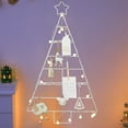 thumbnail image 4 of Foldable Iron Christmas Tree Frame, Qiopertar Under $5 Christmas Tree Grids Frame Foldable Christmas Tree Punched Christmas Tree Home Iron Christmas Tree Wall Christmas Decoration, 4 of 6