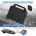 thumbnail image 3 of Handheld Case for iPad 9.7-in 5th/6th Generation (2017/2018) Shockproof Stand Cover with Strap & Pencil Holder, 3 of 5