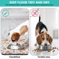 thumbnail image 4 of Pet Food Mat Absobing Durable Dog Water Mat Colorful Flowers Cat Mat for Food Dog Water Bowl Mat for Messy Drinker, 4 of 7