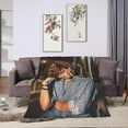 thumbnail image 4 of Gavin Casalegno Blanket Soft and Warm Lightweight Fluffy Throws Blankets Rug Carpet Gift for Beach Yoga Bedroom Living Room Decoration Sofa Camping Trip Dorm Decor All Season, 4 of 6