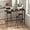 Brown Rectangular 1 Table + 2 Stools, variant on 3-Piece Dining Table and Chairs Set for Kitchen, Square Bar Table and PU Stools Set for 2, Counter Height Coffee Table Set for Small Spaces, Apartment, Rustic Brown
