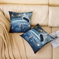 thumbnail image 2 of Erosebridal Ice Hockey Pattern Throw Pillow Covers 24x24, Ice Rink Print Pillow Cases for Couch, 2 of 6