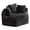 Black, variant on Ktaxon Hexagonal Oversized Lounge Chair, No Assembly Accent Sofa Chair with Turtle Shell Fabric, 30D High Resilience Sponge for Living Room Bedroom Gift Beige