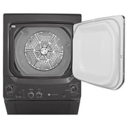 GE Unitized Spacemaker® 3.8 cu. ft. Washer with Stainless Steel Basket, 5.9 cu. ft. Gas Dryer