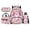 Pink Axolotl Daisy, variant on Yuyamidu Pink Axolotl 4Pcs Kids Backpack Set for Girls 17 Inch Schoolbag with Lunch Bag Pencil Case Water Bottle Bag Cute Back to School Satchel