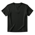 thumbnail image 6 of Men's Casual Sport Top Short Sleeve V-Neck T-Shirt Tops Quick Dry Breathable Moisture Wicking Workout Gym Training Running Essential Gift For Him | JASKFLY,Black L, 6 of 8