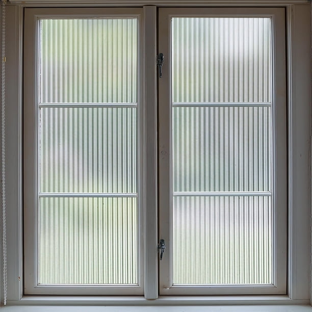Lámina para ventanas VELIMAX, vidrio esmerilado, 45 x 300 cm, privacidad