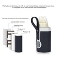 thumbnail image 4 of Agua leche botella bolsa de calentador eléctrico usb bibe botellas bolsa de control de temperatura aislamiento calentador herramienta coche al aire libre viaje oscuro azul sidaley HA011033-03B, 4 of 6