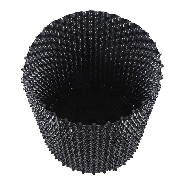 Plant Root Controller, Plastic Air Pruning Pots Roots Trainer Breathable Shorten Growth Period Garden Nersery Pot Root Grow Container For Flowers Fruits Black