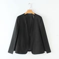 thumbnail image 1 of Womens Blazer Split Sleeve Open Front Casual, 1 of 4
