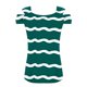 thumbnail image 4 of Camisas de Manga Corta para las Mujeres, Cuello en V Plegable de Impresión Del Hombro Top Casual Hecho de Poliéster Cómodo para el Verano, Tops de Bikini para las Mujeres, 4 of 7