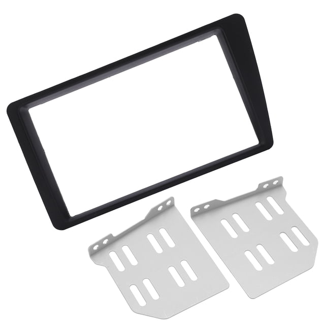 Cadre, Longue Durée de Vie Robuste ABS Matériel Tableau de Bord Stéréo Lunette Fiabilité pour Modification Automobile pour Remplacement pour LHD 2001-2005