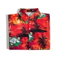thumbnail image 6 of DDAPJ pyju Mens Big and Tall Hawaiian Shirt Short Sleeve Floral Button Down Shirts Tropical Summer Beach Shirts Camp Collar Shirt Prime Sales Today Multicolor M, 6 of 8