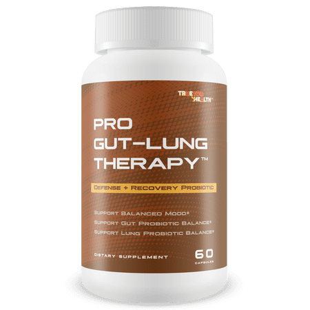 Pro Gut-Lung Therapy - Probiotic Mood Support - Defense + Recovery Probiotic - Support Balanced Mood - Support Gut Probiotic Balance - Support Lung Probiotic Balance - Overall Health Support