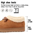 thumbnail image 4 of Knivor Cozy Bootie Slippers for Women with Cute Bow Fuzzy Slippers Slip On Warm Furry Ankle Bootie Slippers Anti-Slip Sole for Indoor Outdoor House Shoes, 4 of 9
