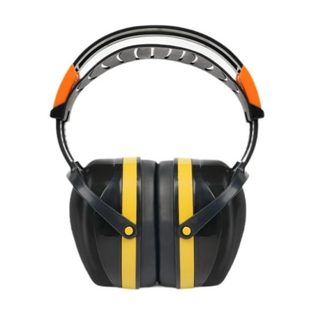Wswqop Noise Canceling Ear Muffs Noise Reduction Earmuffs Protection Hearing Headphones Yellow