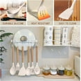 thumbnail image 5 of 33-Pcs Silicone Kitchen Utensils Set with Wooden Handles, BPA-Free, Nonstick Spatula, Serving Spoons, and Storage Hooks, BPA-Free Kitchenware Cooking, 5 of 7