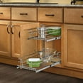 thumbnail image 6 of Rev-A-Shelf 5WB2-1522-CR 15 x 22 Inch 2-Tier Kitchen Cabinet Pull Out Basket, 6 of 12