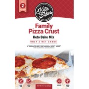 Keto Pizza Crust bake Mix, Low Carb, Gluten Free, Fast & Easy