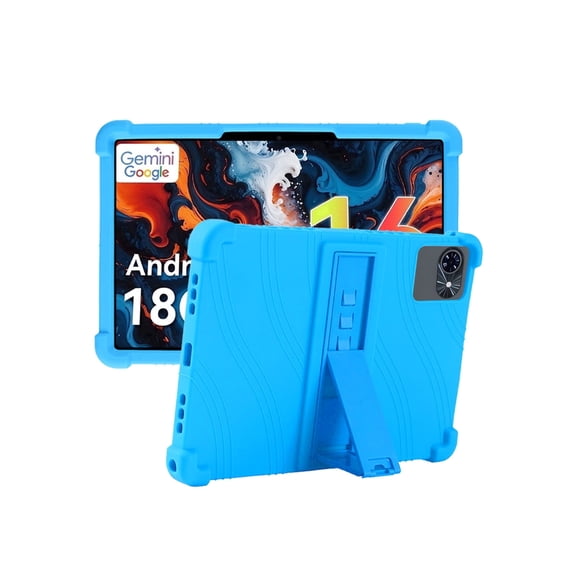 Silicone Case for TABWEE T80 10.5 inch, Soft Flexible Shockproof Protective Tablet Cover, Anti-Scratch & Lightweight Slim Design-Sky Blue