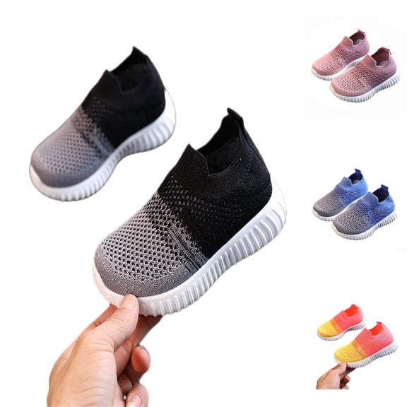 Zecgelong Toddler Boys Girls Mesh On Breathable Lightweight Casual Shoes for 7 Toddler