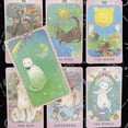 thumbnail image 3 of Cartas de gato para adivinación, baraja de oráculo, juego de mesa de fiesta familiar, cartas del destino, juego de adivinación, Tarot, nuevo, 3 of 5
