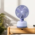 thumbnail image 6 of Kcavykas Rechargeable Mini Desk Fan | USB Powered Compact Fan | Quiet, Multi-Speed Settings for Office, Bedroom, & Desktop Use | Ideal for Personal Cooling, 6 of 6