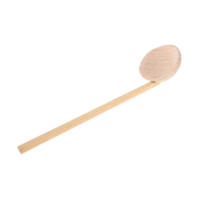 Pho Soup Spoons Japanese Style Wooden Kitchen Tool For Hotel Banquets 10.2×3×1.8in Ramen Ladle 1Set