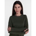thumbnail image 4 of ClimateRight by Cuddl Duds Women's Base Layer Thermal Top, Sizes XS-4X, 4 of 6