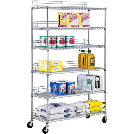Honey Can Do 6-Tier Urban Shelving Unit, Chrome