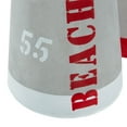 thumbnail image 5 of 4"W, 9"H Gray Cement Door Stopper Buoy Sculpture with Rope Accents, by DecMode (2 Count), 5 of 13