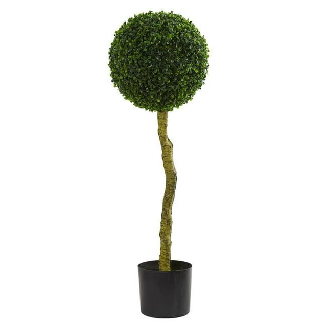 Nearly Natural 5520 3.5 ft. Boxwood Artificial Topiary Tree UV Resistant