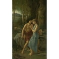 thumbnail image 3 of Pierre Cabanel 12x18 Black Modern Framed Museum Art Print Titled - Daphnis and Chloe (1870), 3 of 5