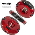 thumbnail image 7 of Prestige Import Group XoticEdge Xceed V-Cut & Punch-Cut Combination Metal Stainless Steel Blades Cigar Cutter - Red, 7 of 7