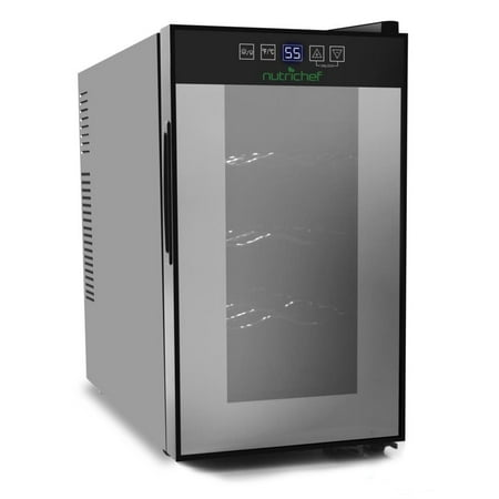 Nutrichef Electric Wine Cooler - Wine Chilling Refrigerator Cellar