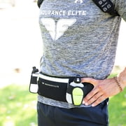 Endurance Elite Hydration Running Belt with 2 Bottles for Marathon & Jogging