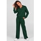 thumbnail image 4 of Conjunto Deportivo Mujer PRETTYGARDEN Sudadera con Media Cremallera y Pantalón Palazzo de Pierna Ancha - M, 4 of 7