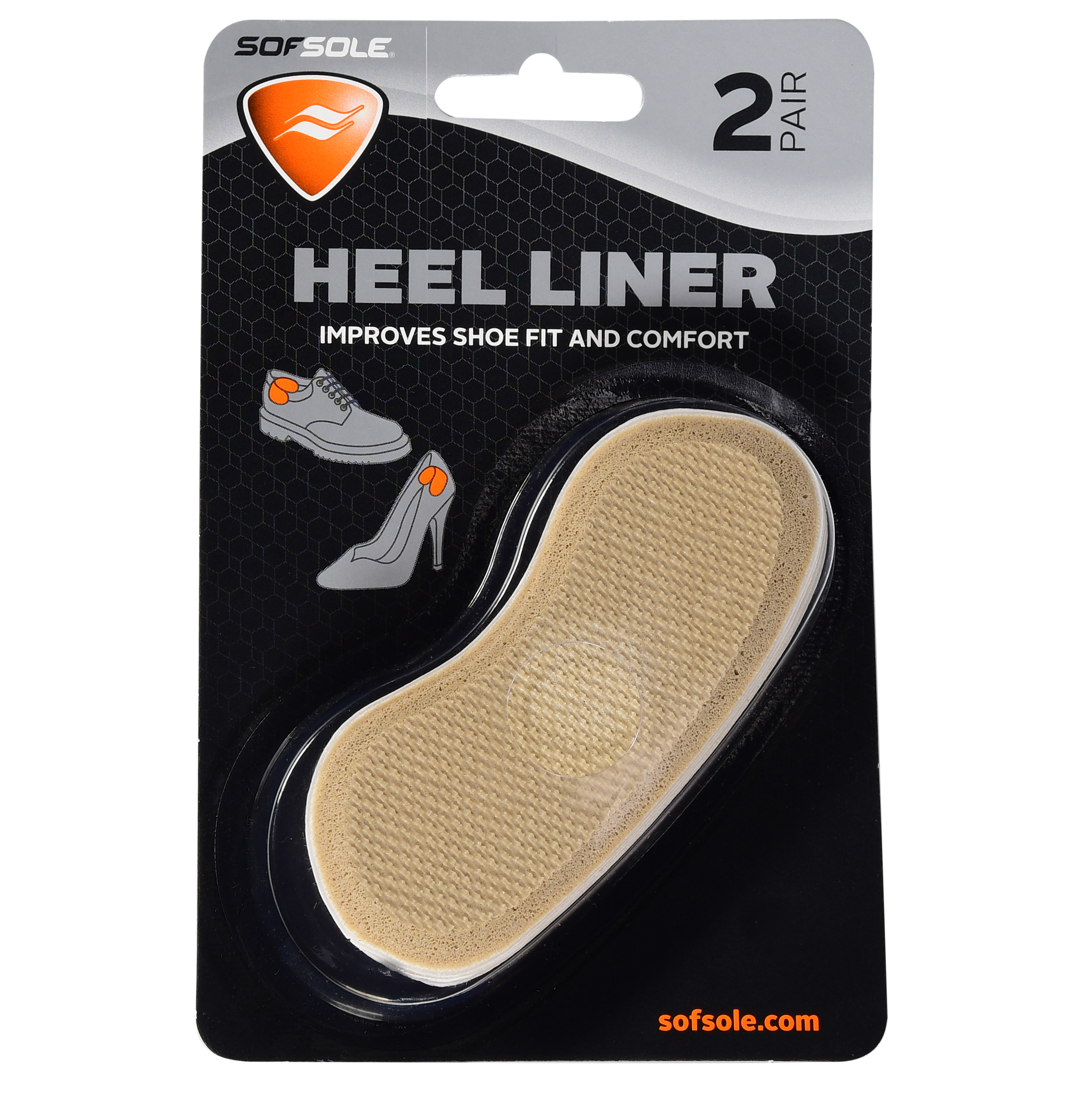 heel liners walmart
