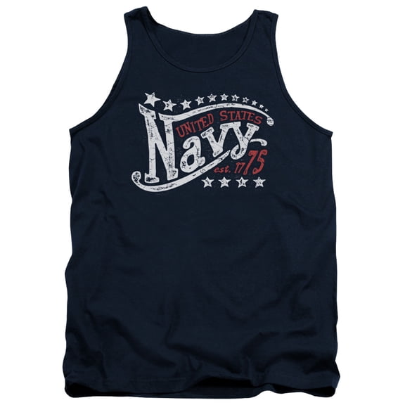 Navy Stars Adult Tank Top Navy