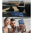 thumbnail image 6 of for Samsung A15 5G Case, Galaxy A15 5G Case with Camera Cover & 360° Kickstand Ring with Tempered Glass Screen Protector, Military Grade Shockproof Protective Cover for A15 5G Case Blue, 6 of 13