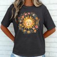 thumbnail image 2 of Women's T Shirts Stylish Print Short Sleeve Crew Neck Tee Everyday Wear Womens Tees L, 2 of 5