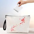 thumbnail image 4 of Wzzjkit Valentines Day Decorations Makeup Bag Women's Lipstick Makeup Bag Outdoor Multi Functional Portable Storage Bag Student Pen Bag Valentines Day Decor, 4 of 5