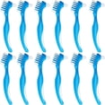 thumbnail image 1 of 12PCS Denture Toothbrush Hard/Soft Double Bristle for False Teeth Brush, 1 of 5