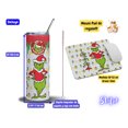 thumbnail image 3 of Termo Tumbler + Mouse Pad SVART 20 oz diseño El Grinch Feliz navidad MD10, 3 of 5
